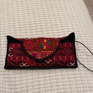 Embroidered Handmade Clutch